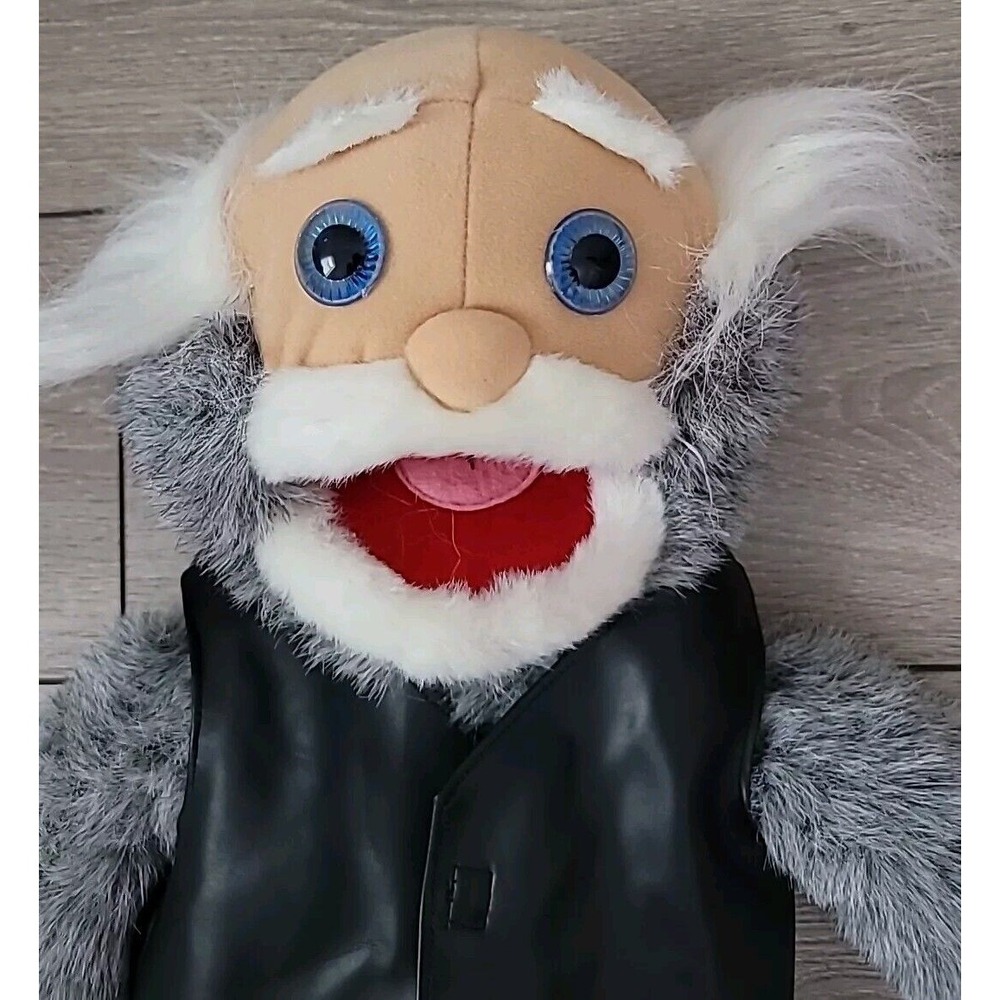 VTG. SUNNY & CO. FULL BODY WRAP AROUND GRANDPA MONKEY PUPPET‎ MOVEABLE MOUTH ARM - Picture 6 of 12